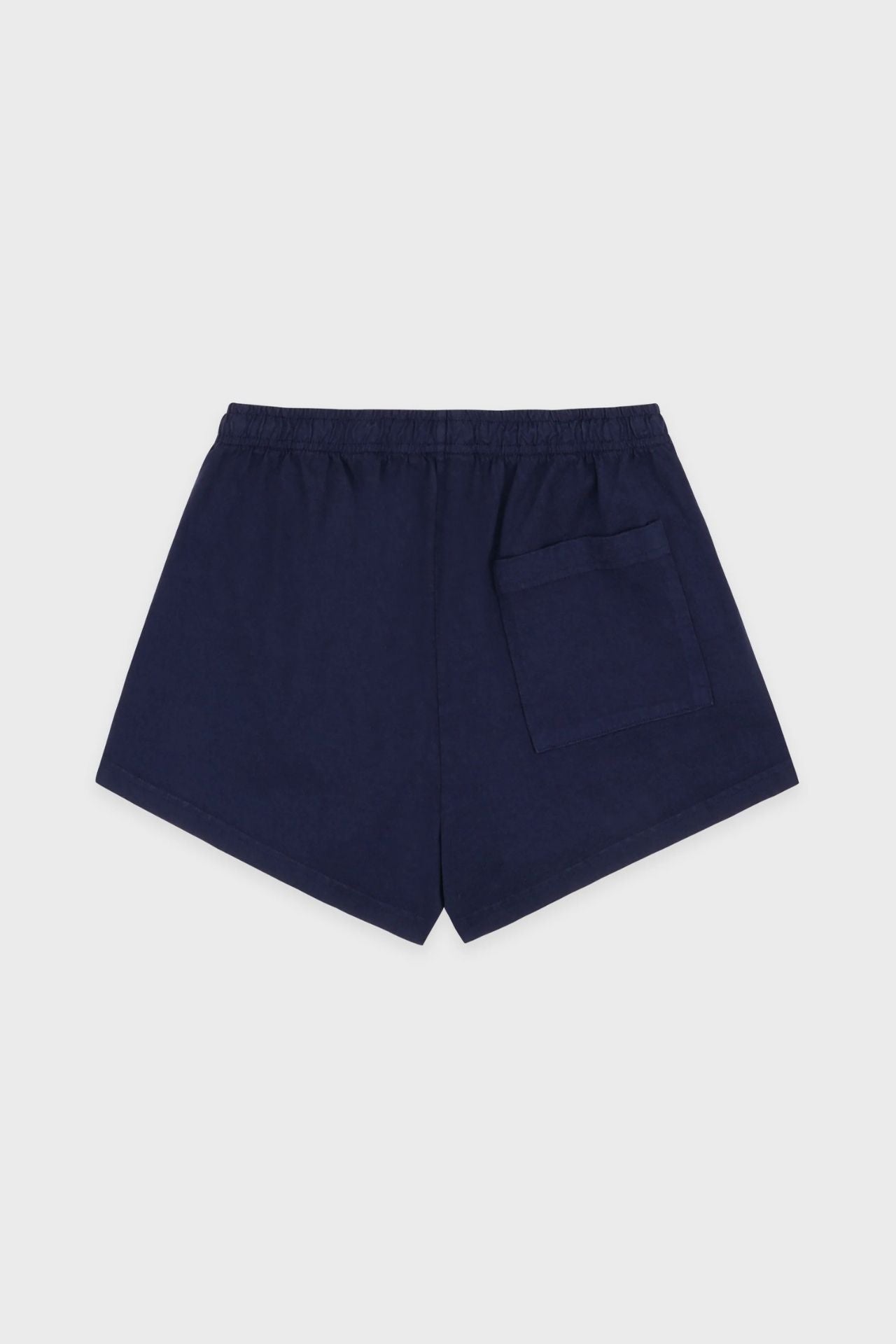 Sporty &amp; Rich NY Crest Embroidered Disco Short Dark Navy