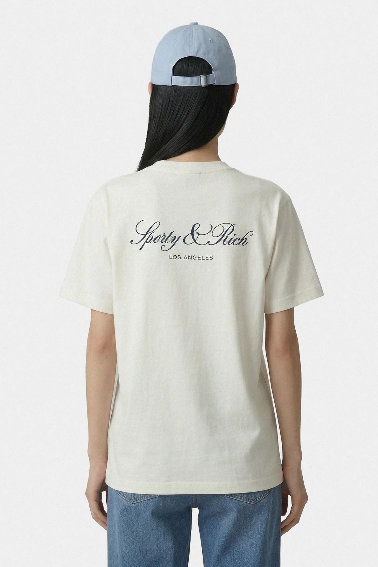 Sporty &amp; Rich Vendome LA Tshirt Ecru