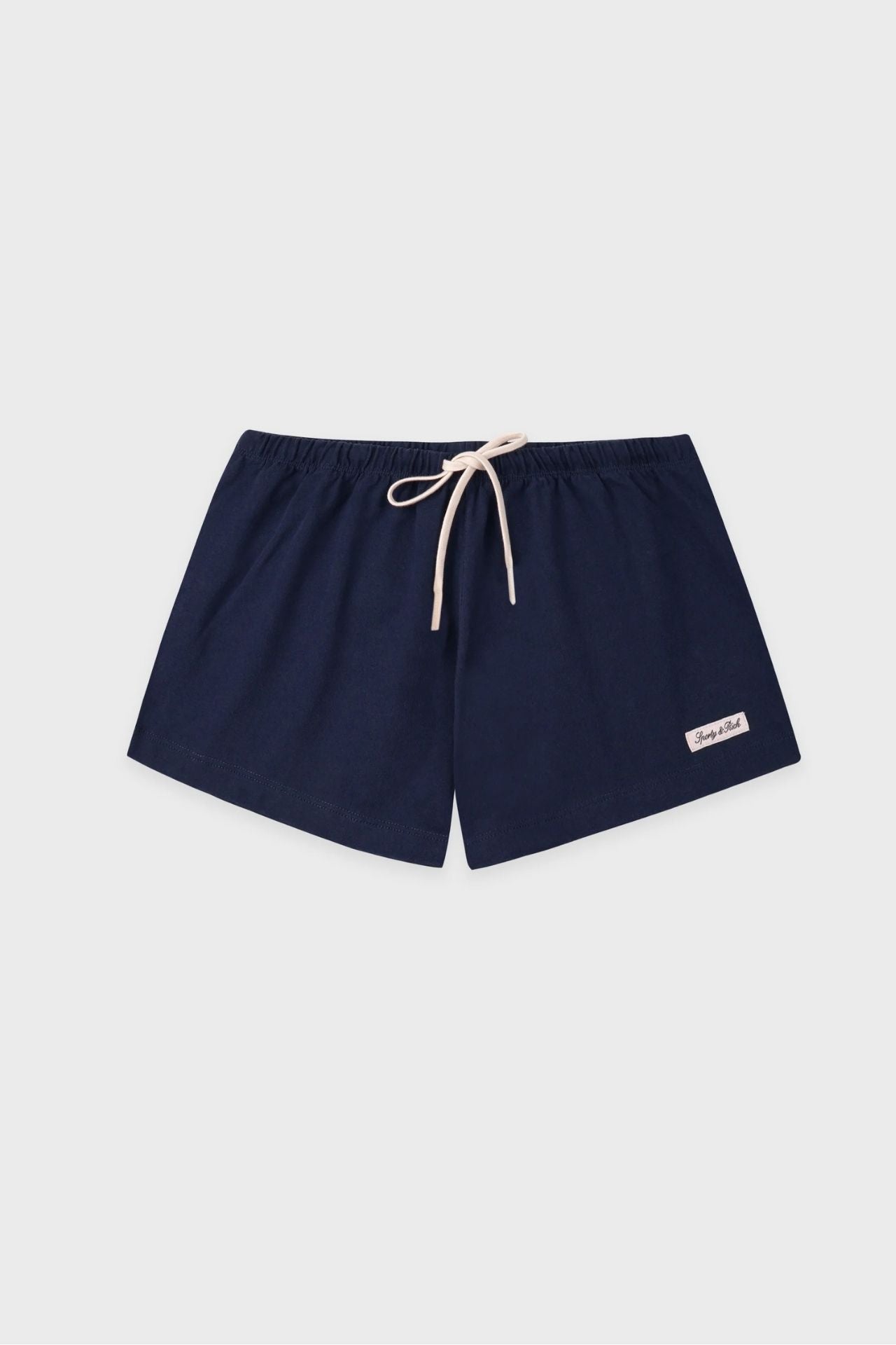 Sporty &amp; Rich Signature Logo Lounge Short Dark Navy