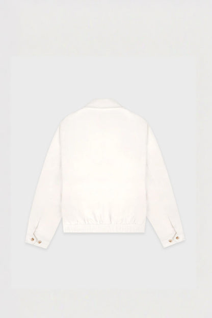 Sporty &amp; Rich NY Crest Prep Jacket Ecru