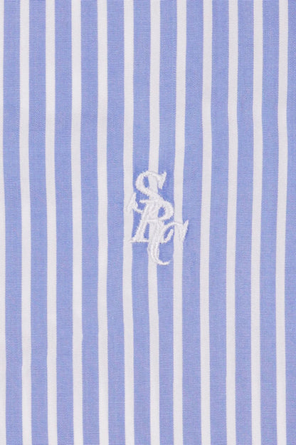 Sporty &amp; Rich SRC Oversized Shirt Blue Striped