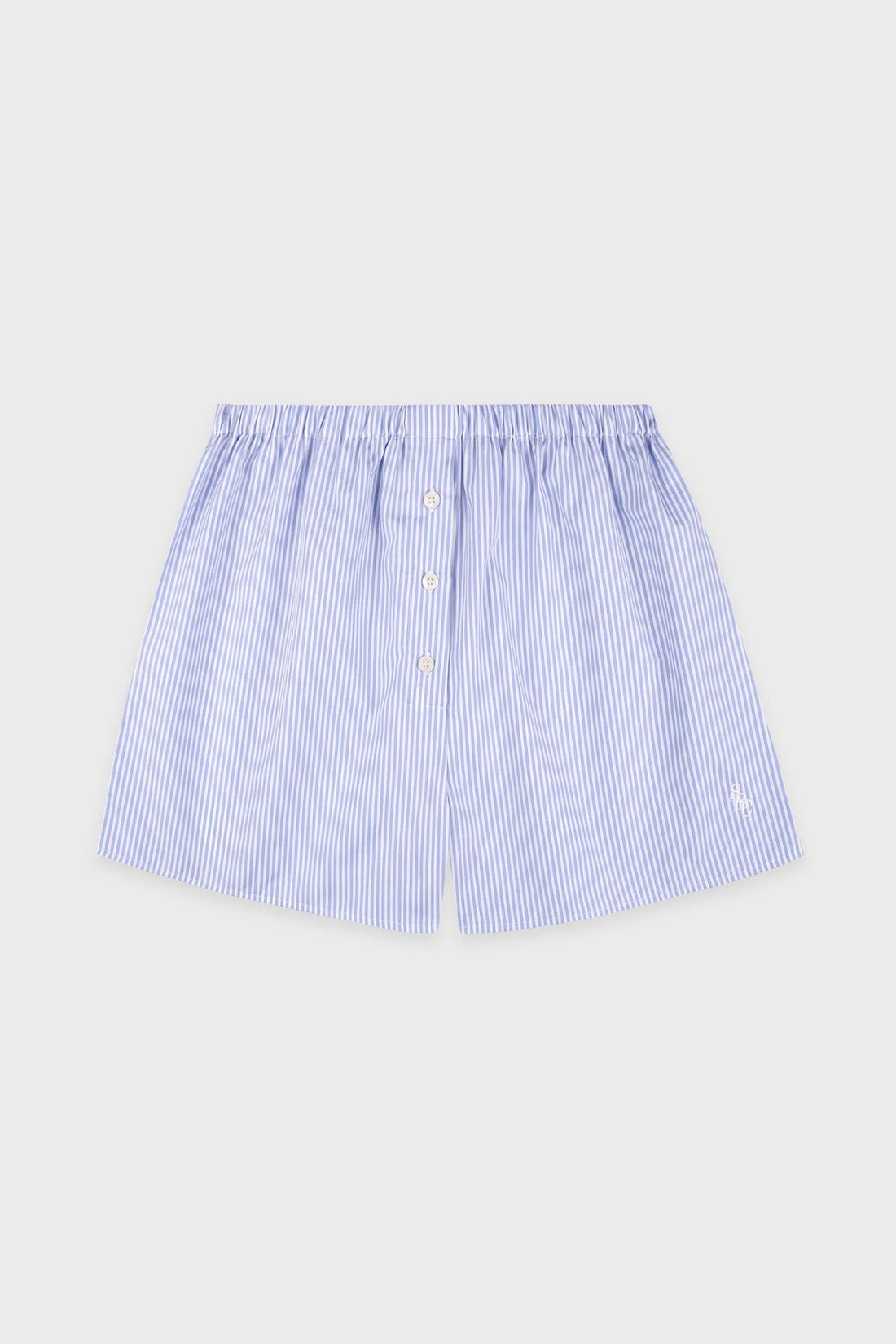Sporty &amp; Rich SRC Mini Boxer Blue Striped