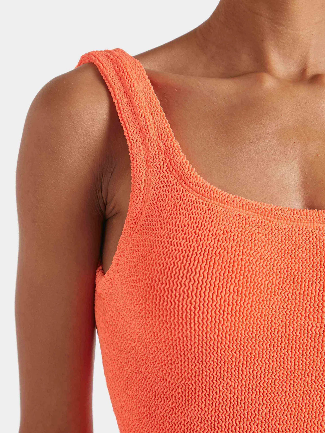 Square Neck Swim Orange