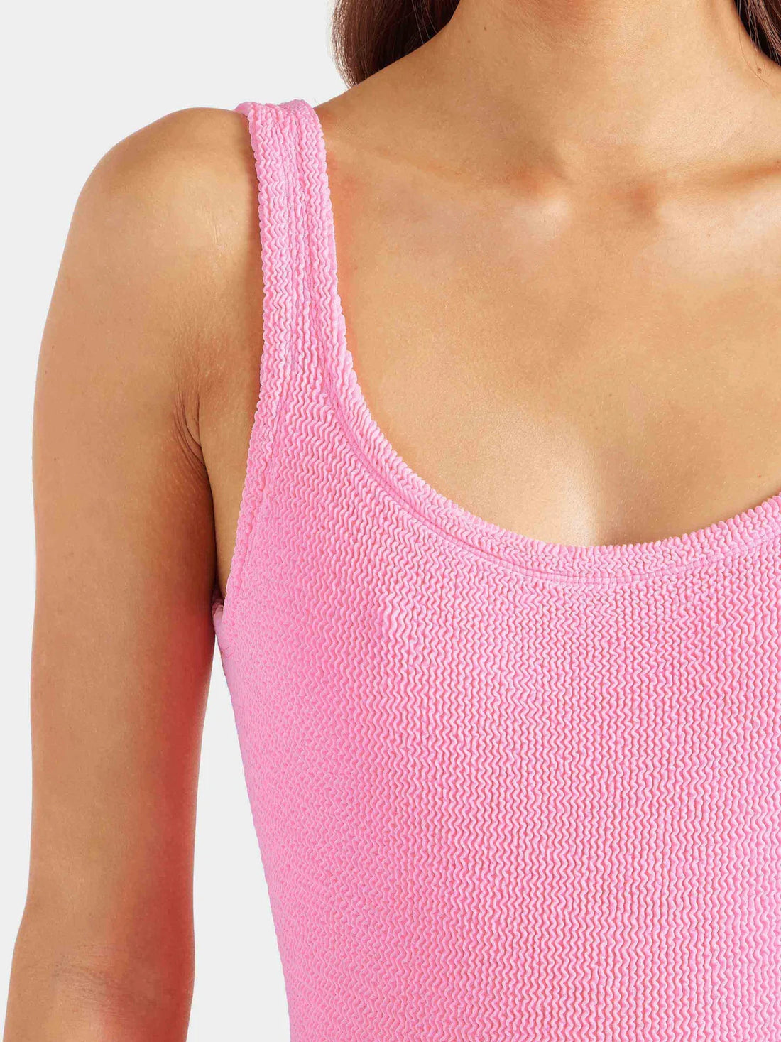 Square Neck Swim Bubblegum