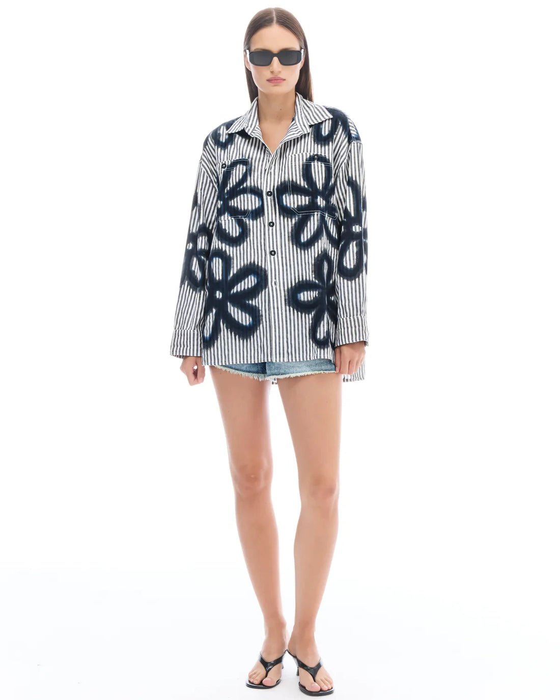 Hand Spray Flower Shirt