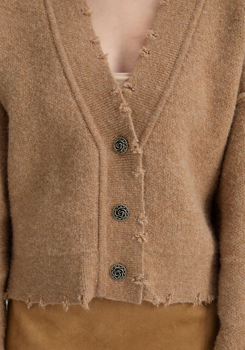 PEPA CARDIGAN CAMEL