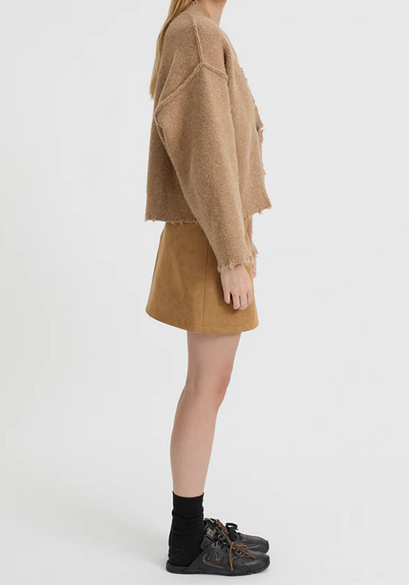 PEPA CARDIGAN CAMEL