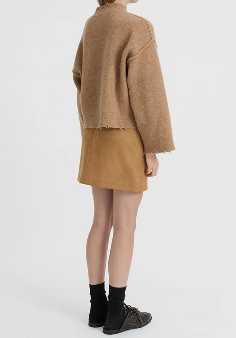 PEPA CARDIGAN CAMEL