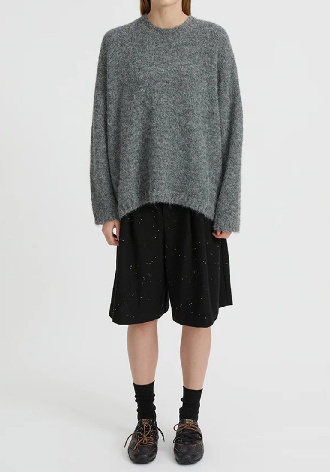 ROSMUNDA SWEATER CHARCOAL