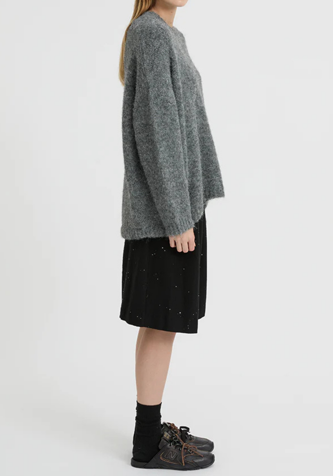 ROSMUNDA SWEATER CHARCOAL