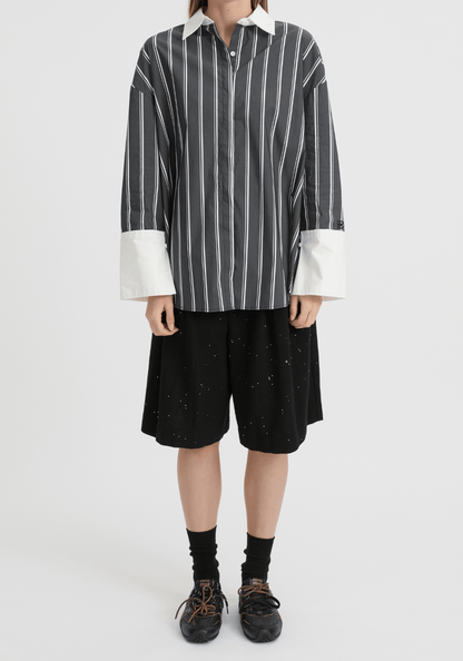 OPAL SHIRT BLACK STRIPE