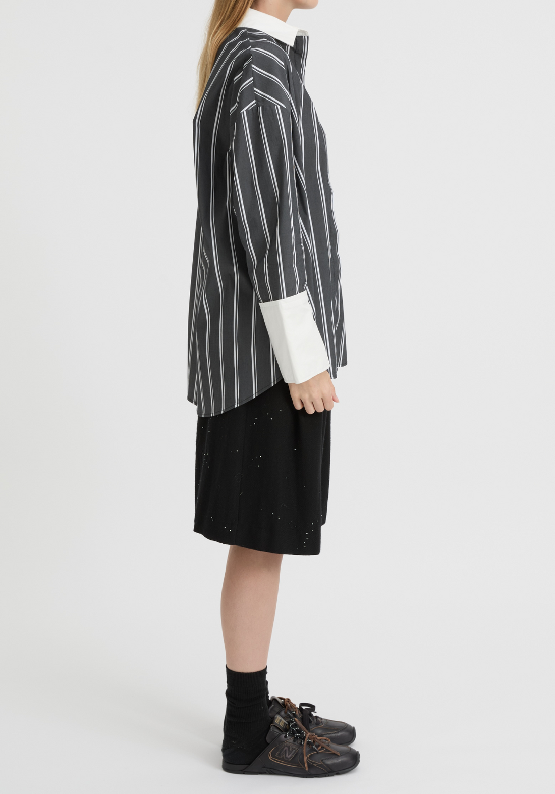OPAL SHIRT BLACK STRIPE