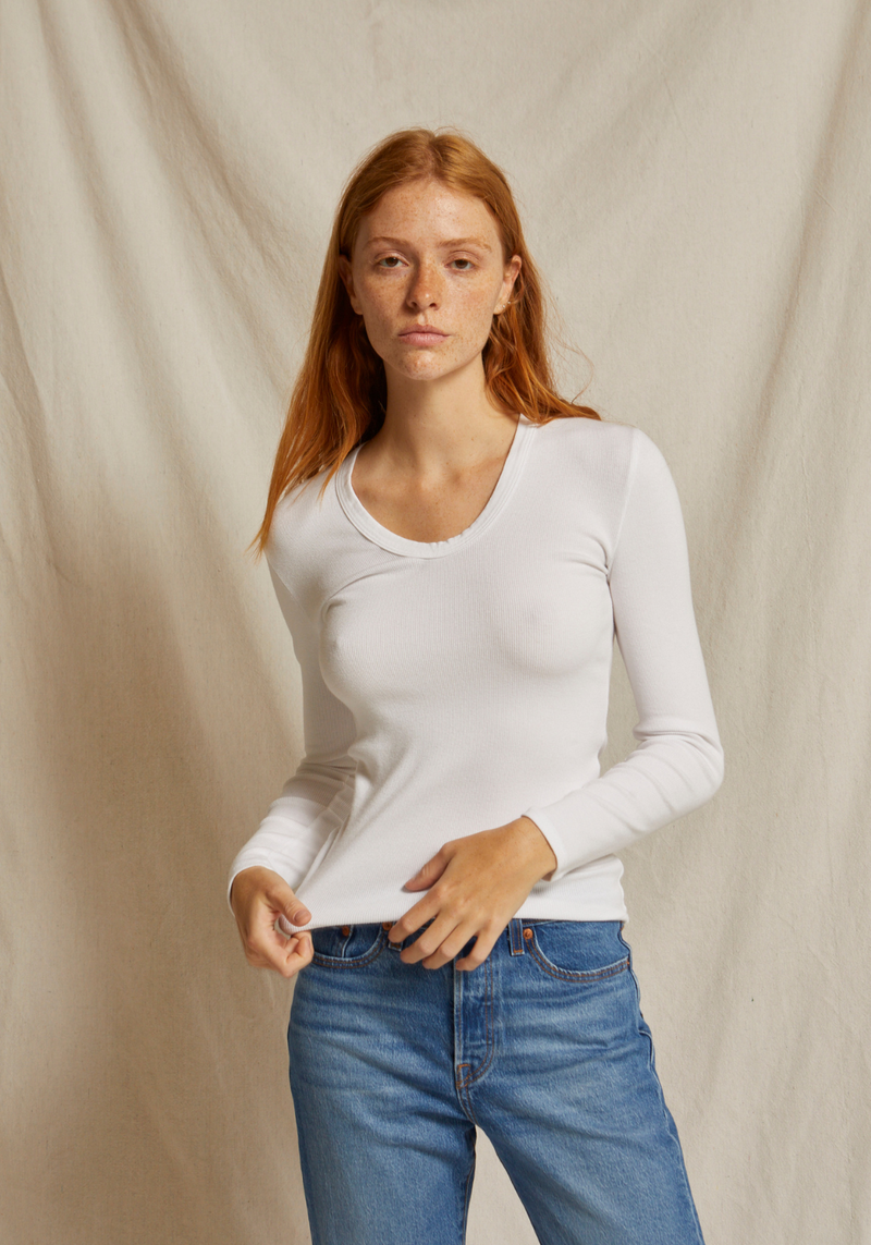 ROBYN LUXE RIB LONG SLEEVE