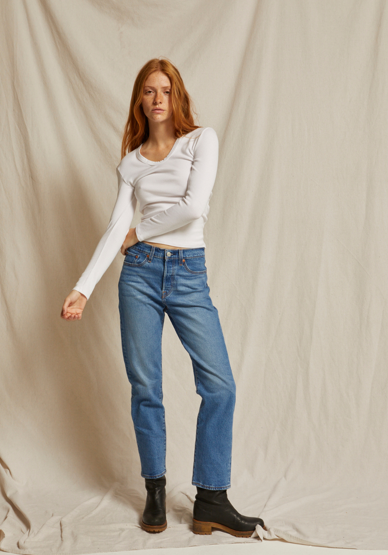 ROBYN LUXE RIB LONG SLEEVE