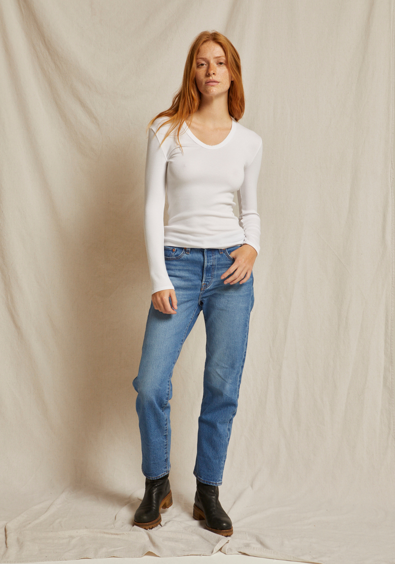 ROBYN LUXE RIB LONG SLEEVE
