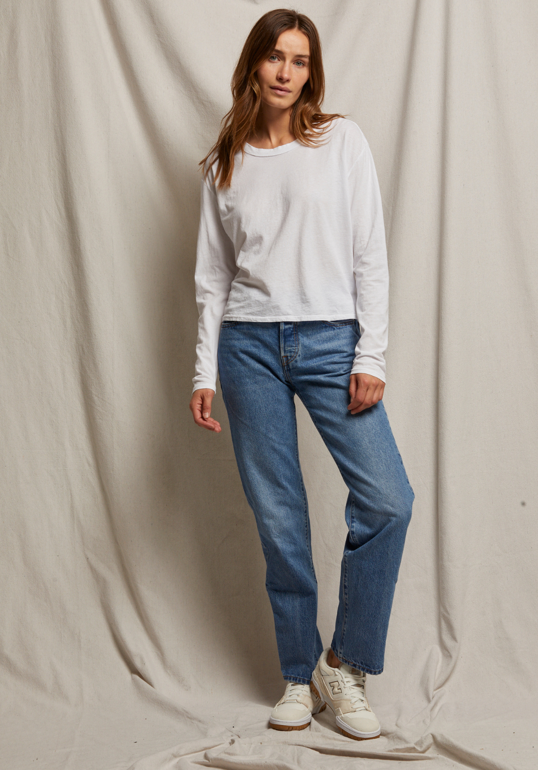 Axel Longsleeve White