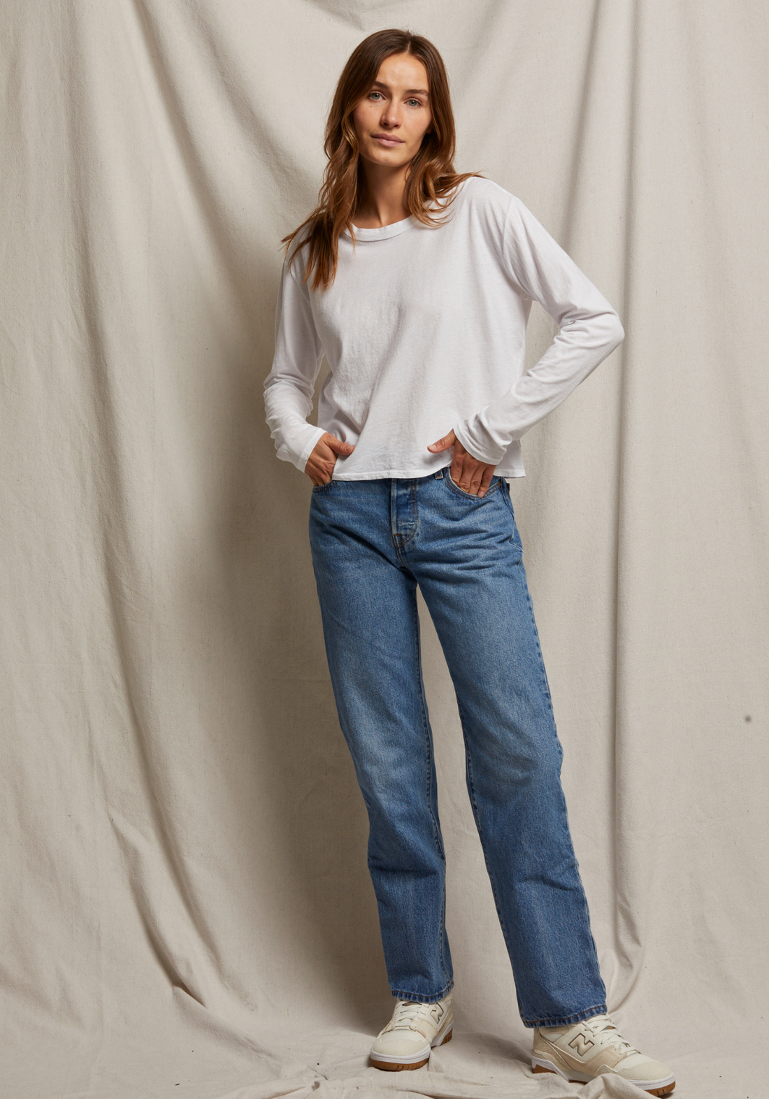 Axel Longsleeve White