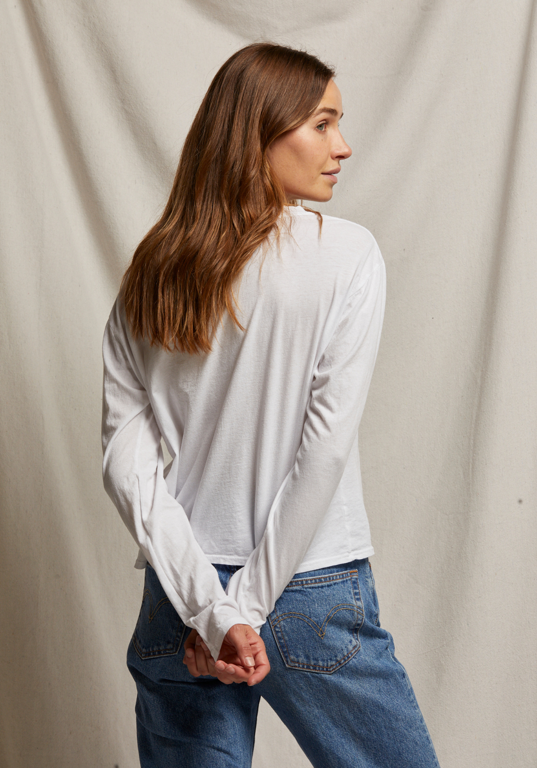 Axel Longsleeve White