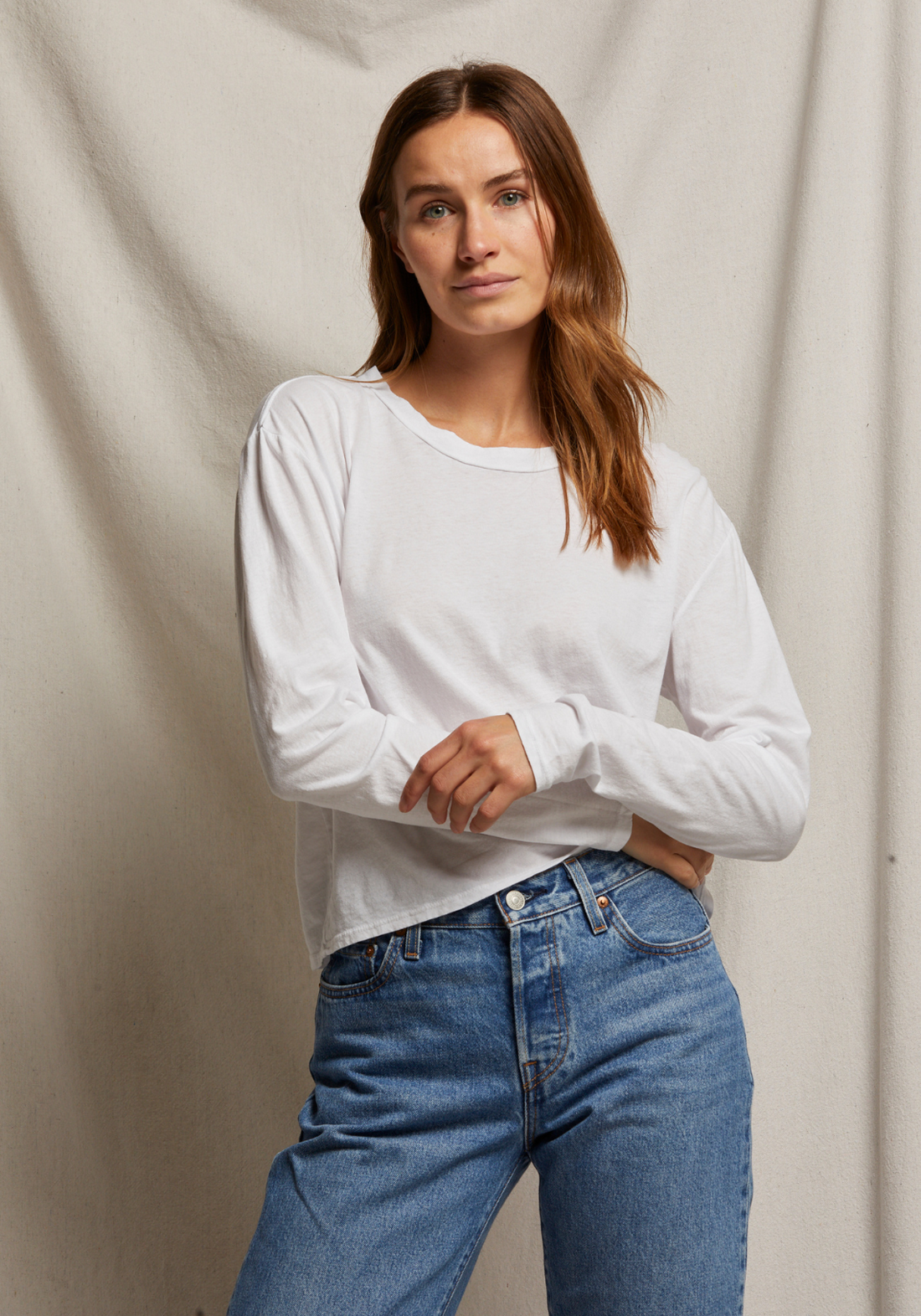 Axel Longsleeve White