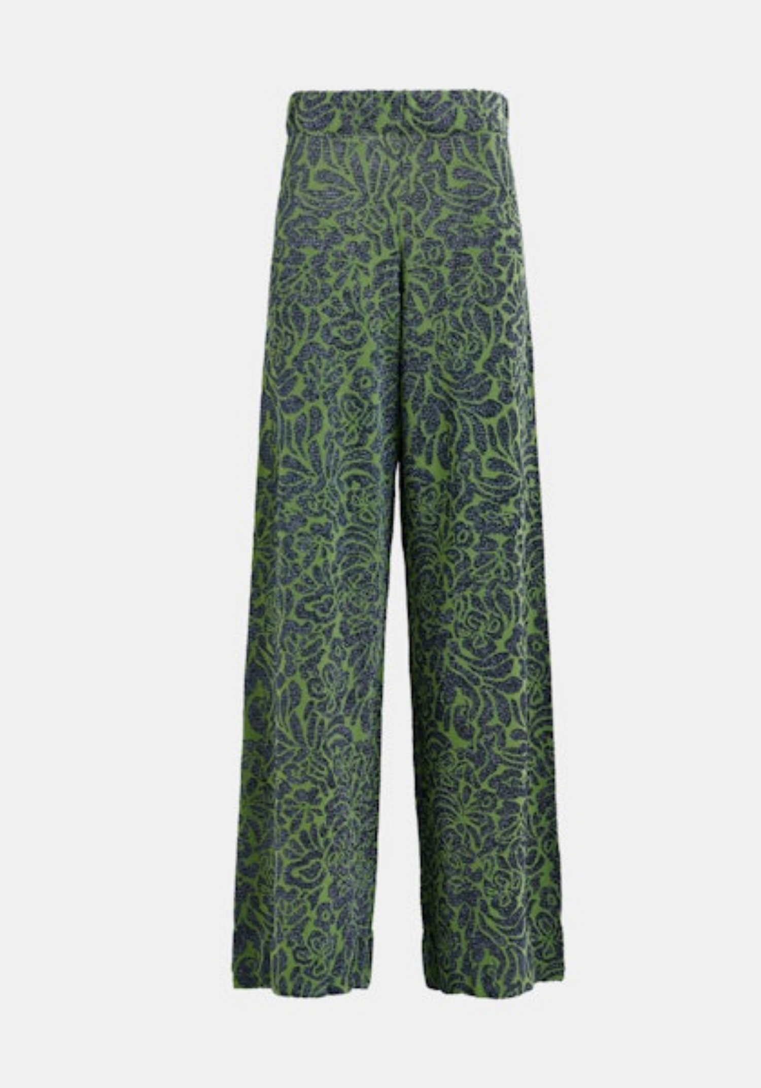 Lurex Jacquard Pants Combo2 Kombu Green
