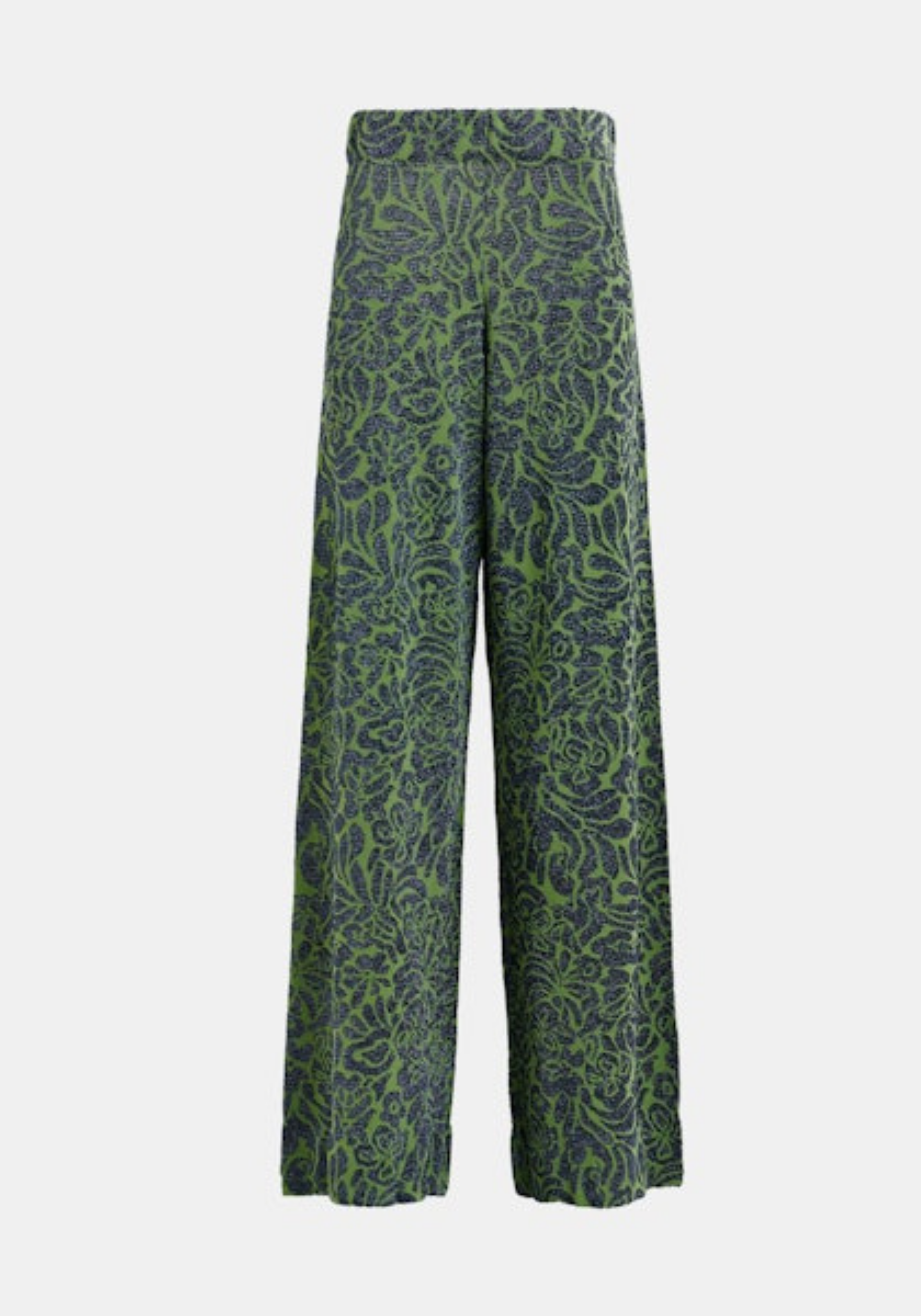 Lurex Jacquard Pants Combo2 Kombu Green