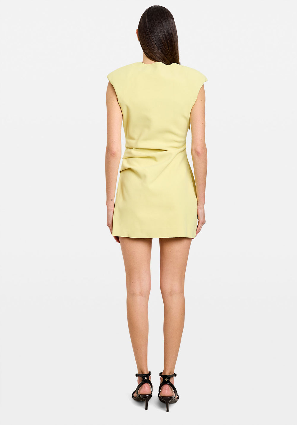 FRANKIE SLEEVELESS MINI DRESS CHARTREUSE