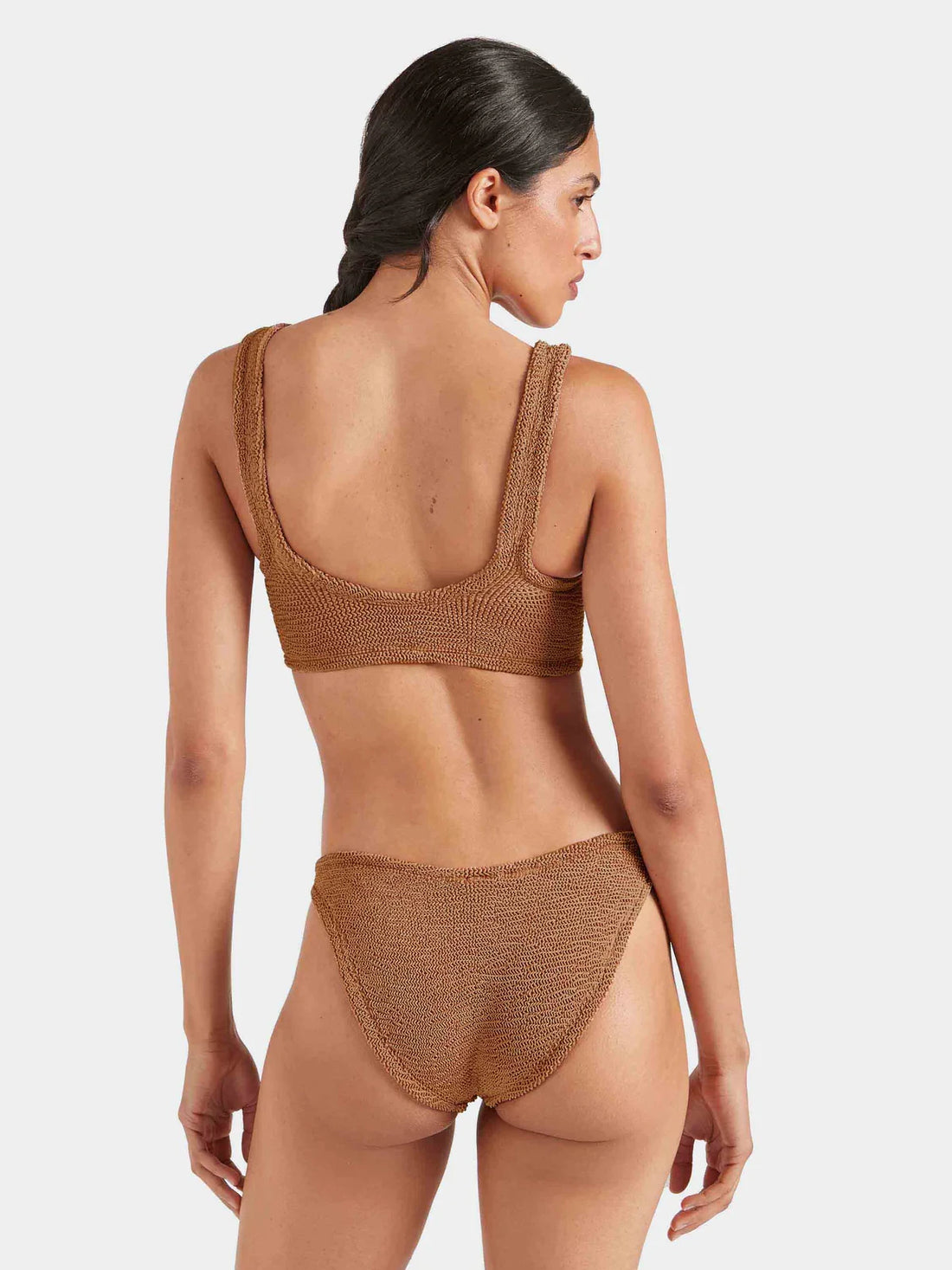 Xandra Bikini Metallic Cocoa