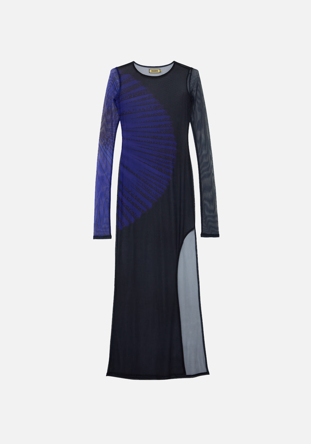 YIN NIGHT PALMS LONG SLEEVE MAXI