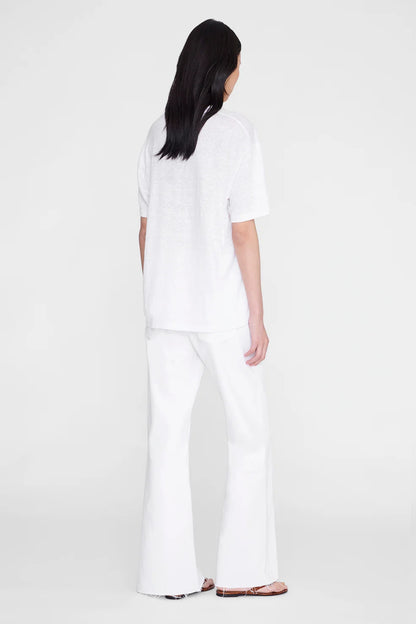 Anine Bing Shelley Tee White