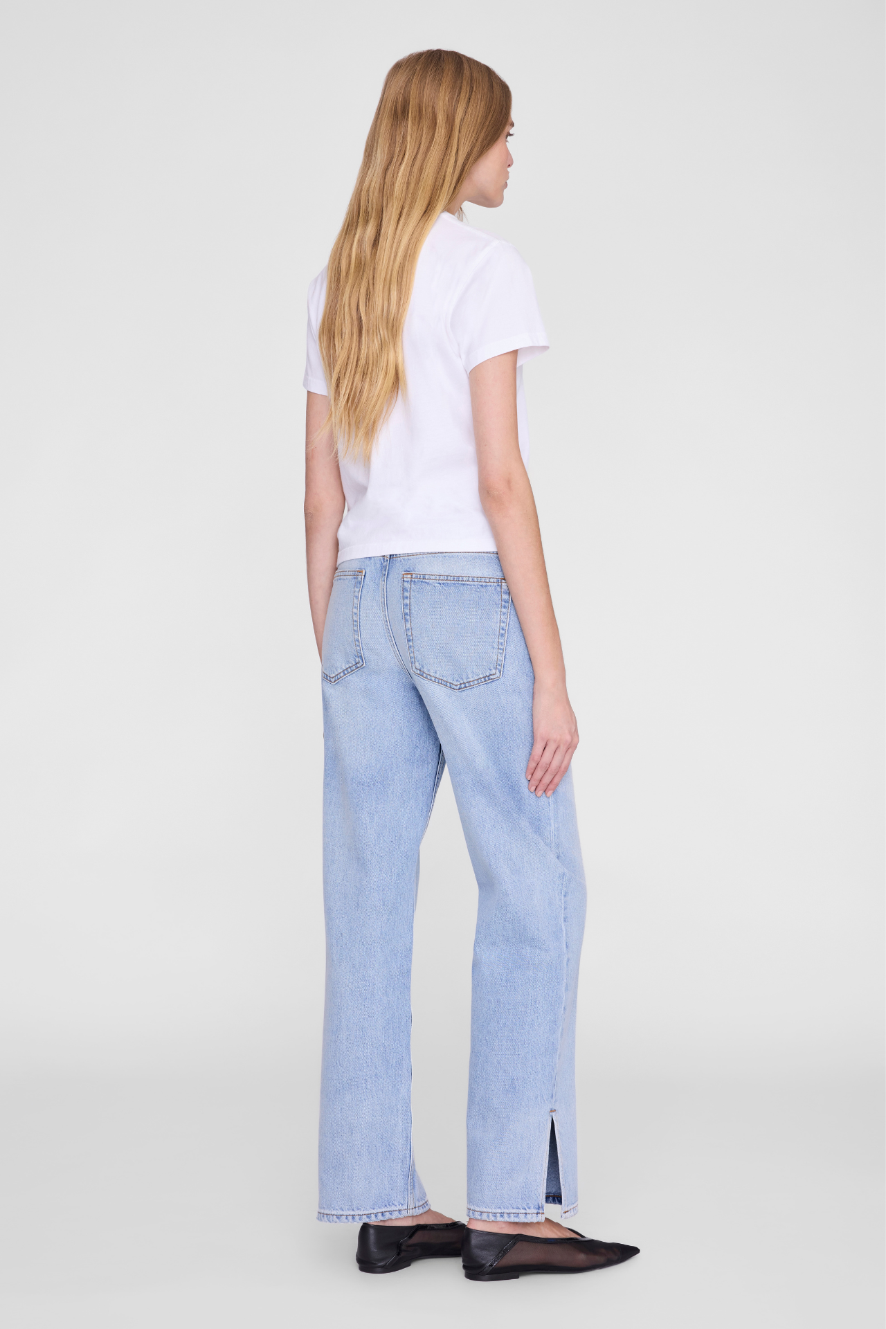 Anine Bing Shelley Tee White