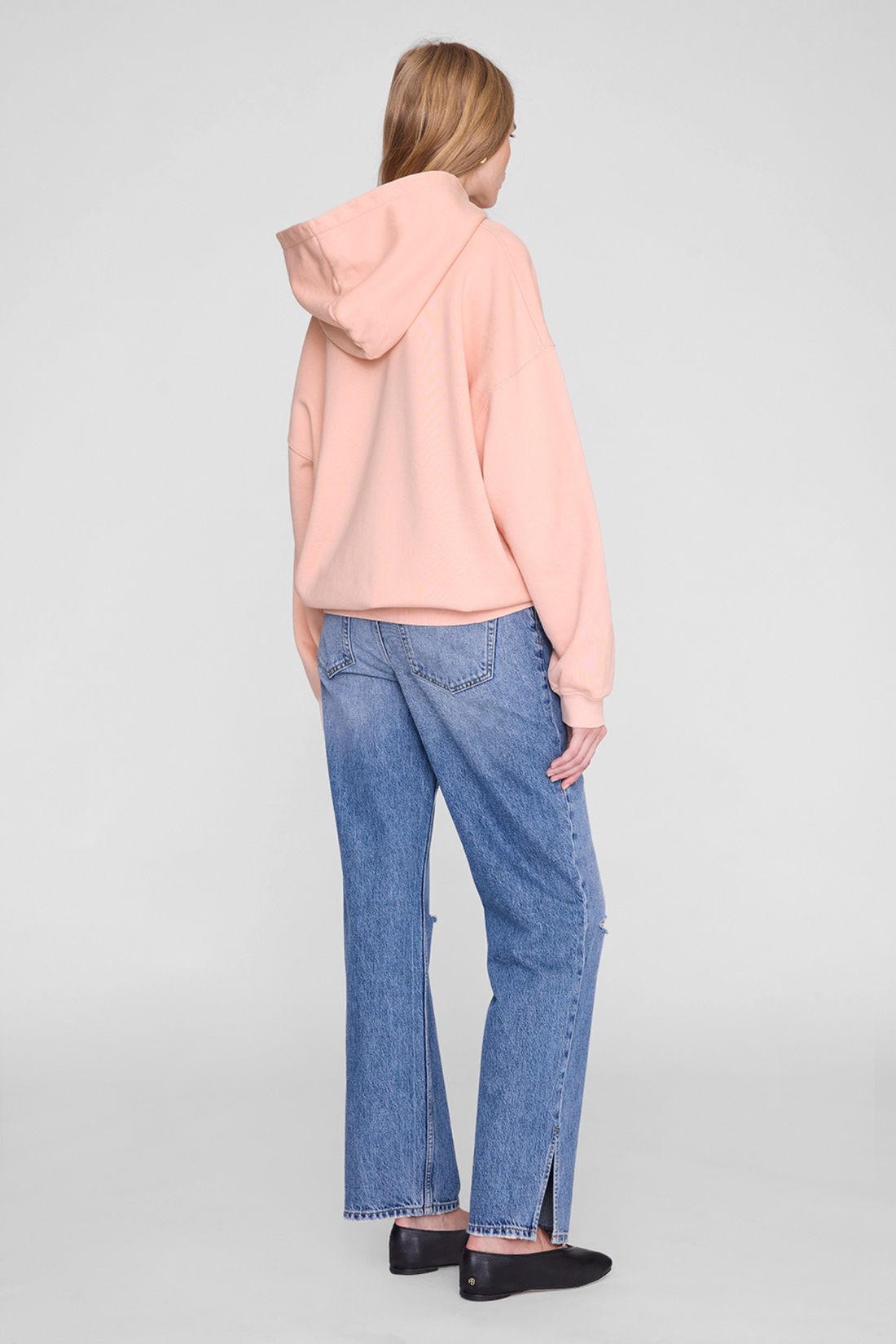 Anine Bing Harvey Sweatshirt Coral Pink