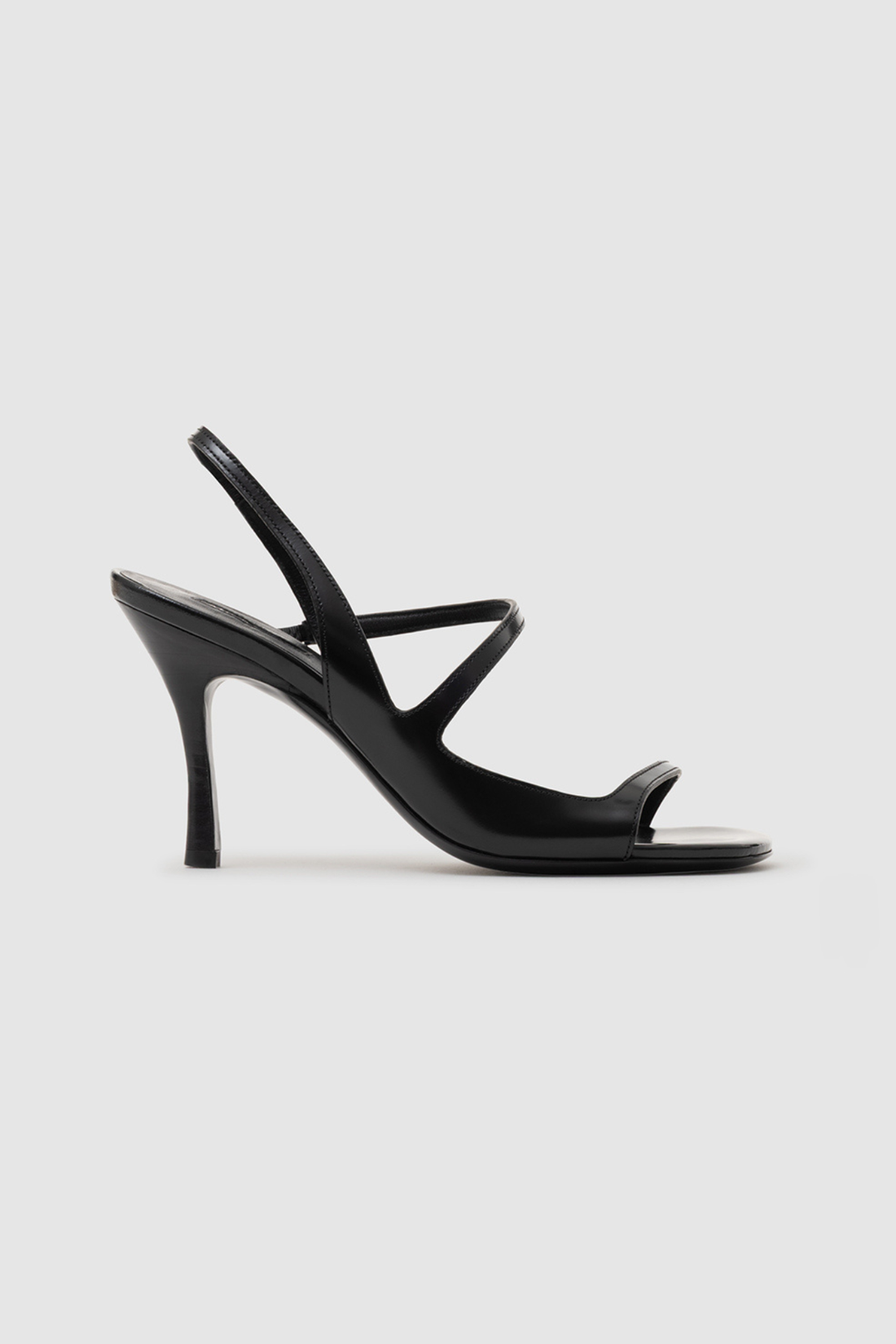 Anine Bing Iva Sandal Smooth Black