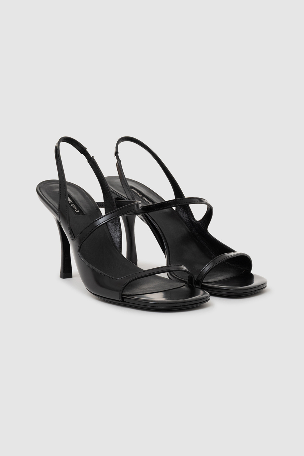 Anine Bing Iva Sandal Smooth Black