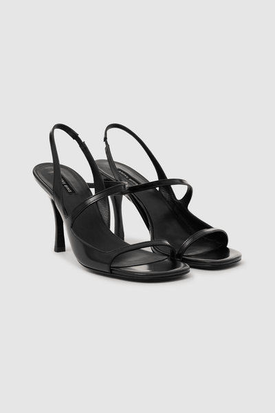 Anine Bing Iva Sandal Smooth Black