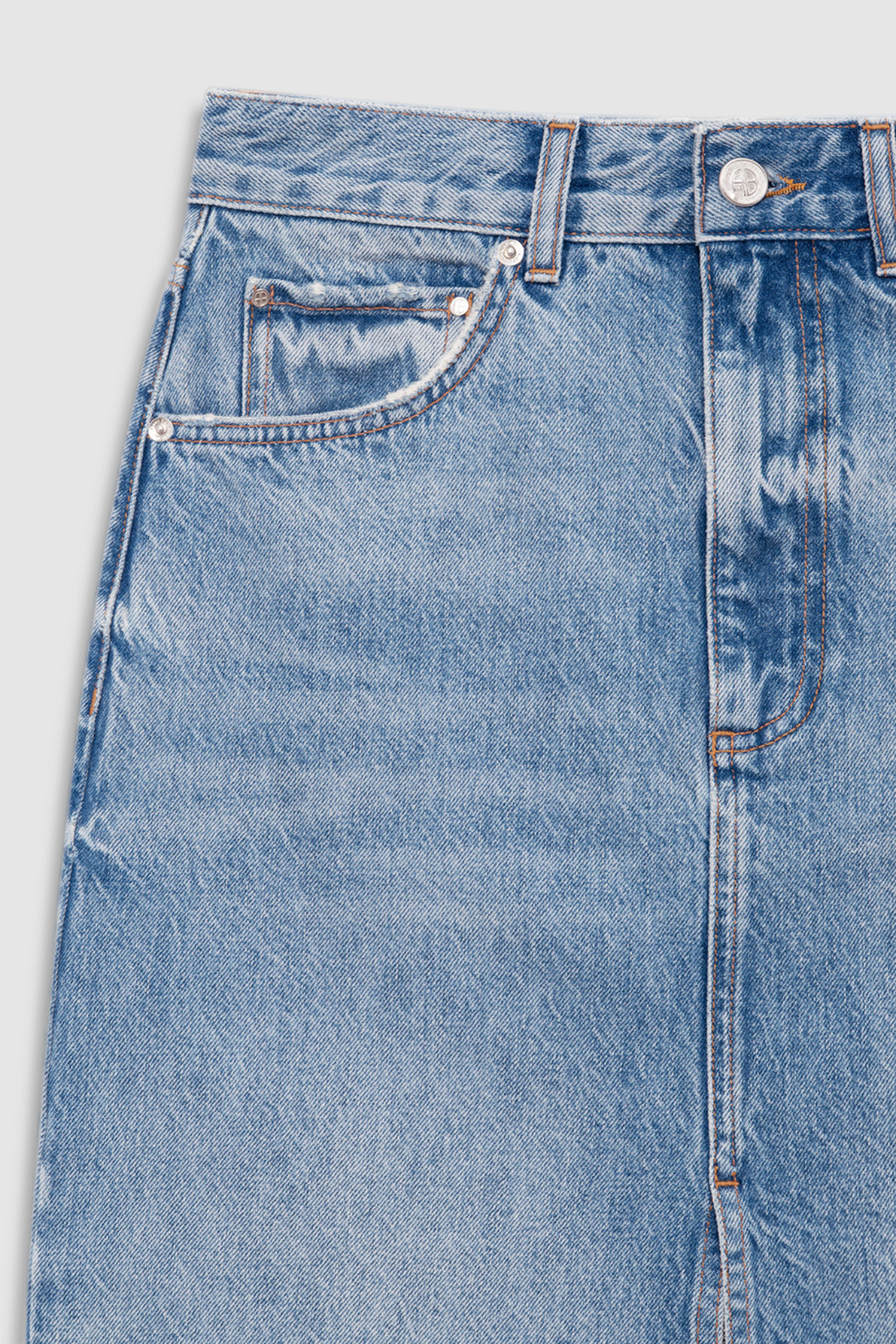 Anine Bing Jamey Skirt Arbor Blue