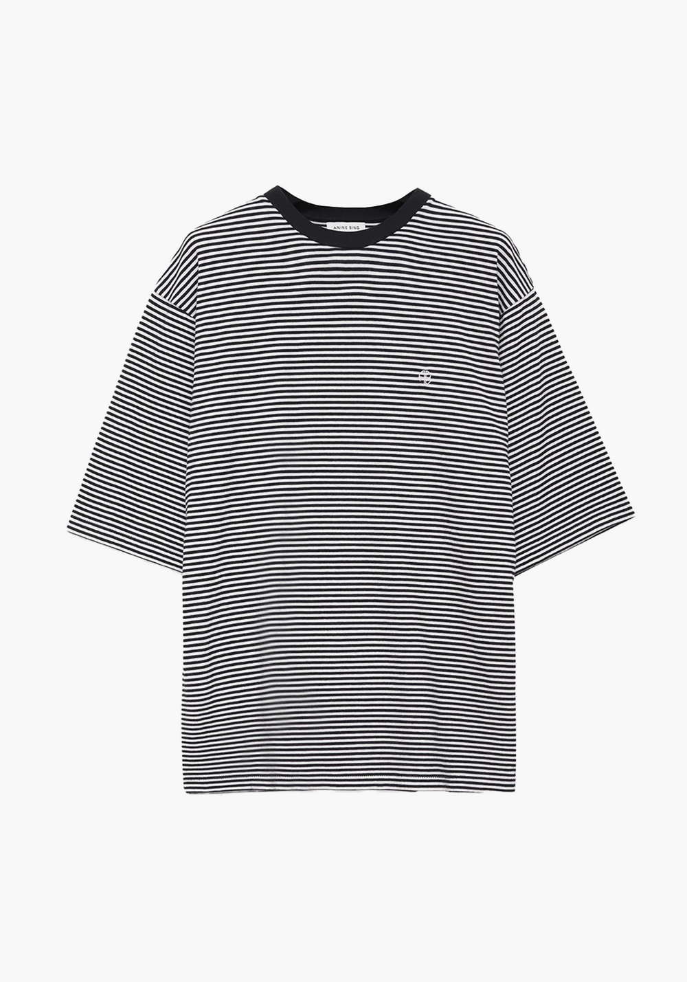 BO TEE BLACK/WHITE STRIPE