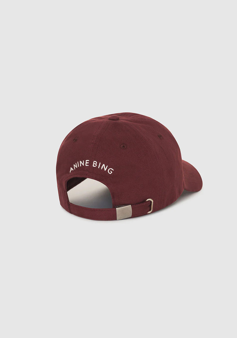 JEREMY BASEBALL CAP LA DARK CHERRY Anine Bing Tuchuzy