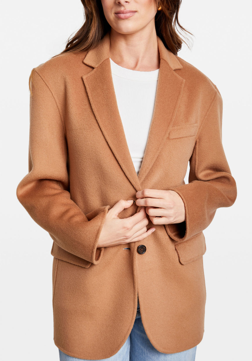 QUINN BLAZER CAMEL Anine Bing Tuchuzy