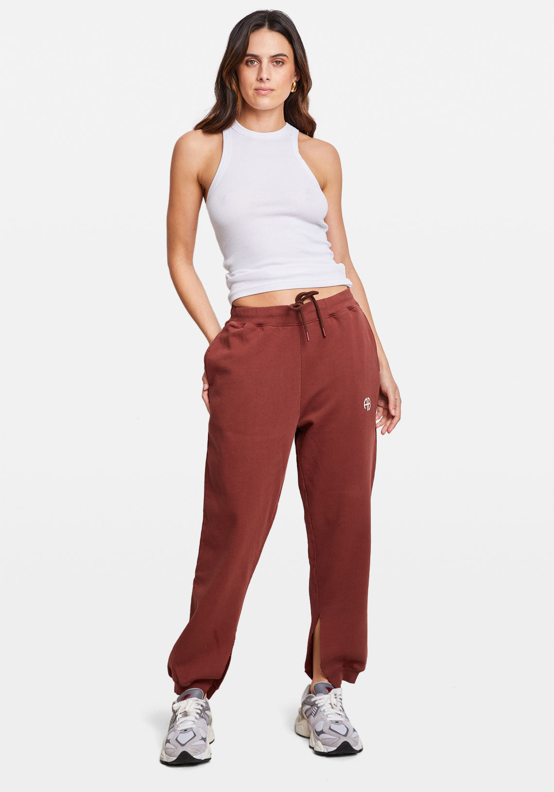 TYLER JOGGER DARK CHERRY Anine Bing Tuchuzy