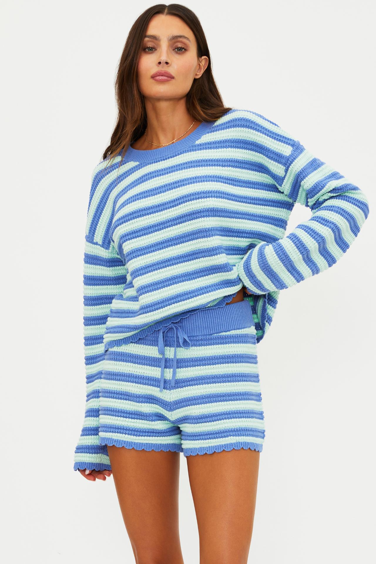 Beach Riot Balboa Short Sea Stripe
