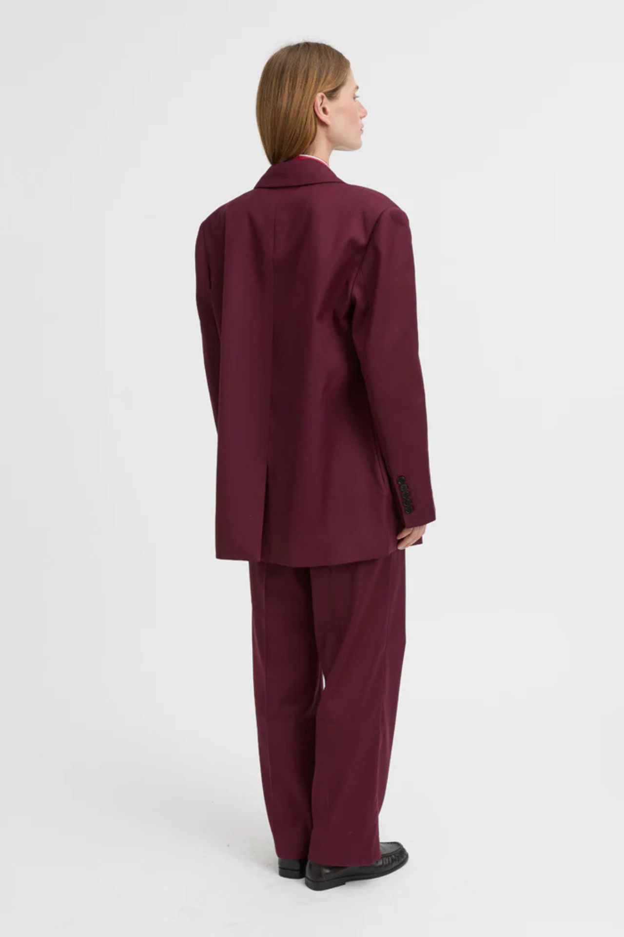 Lazara Blazer Burgundy