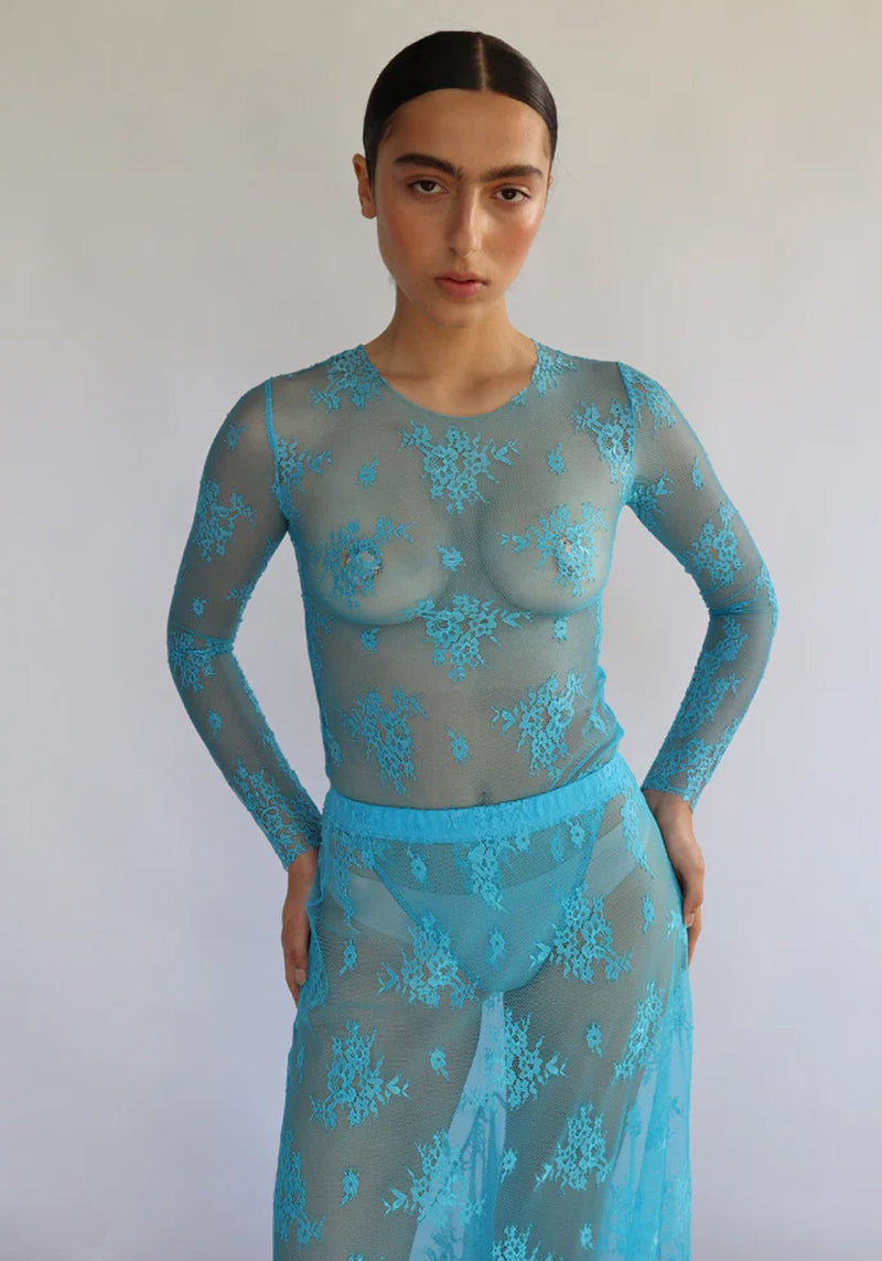 TINA LEOTARD BLUE