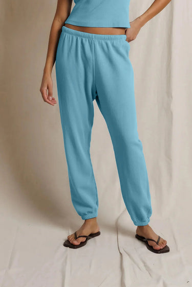 Perfect White Tee Johnny French Terry Easy Sweatpant Milky Blue