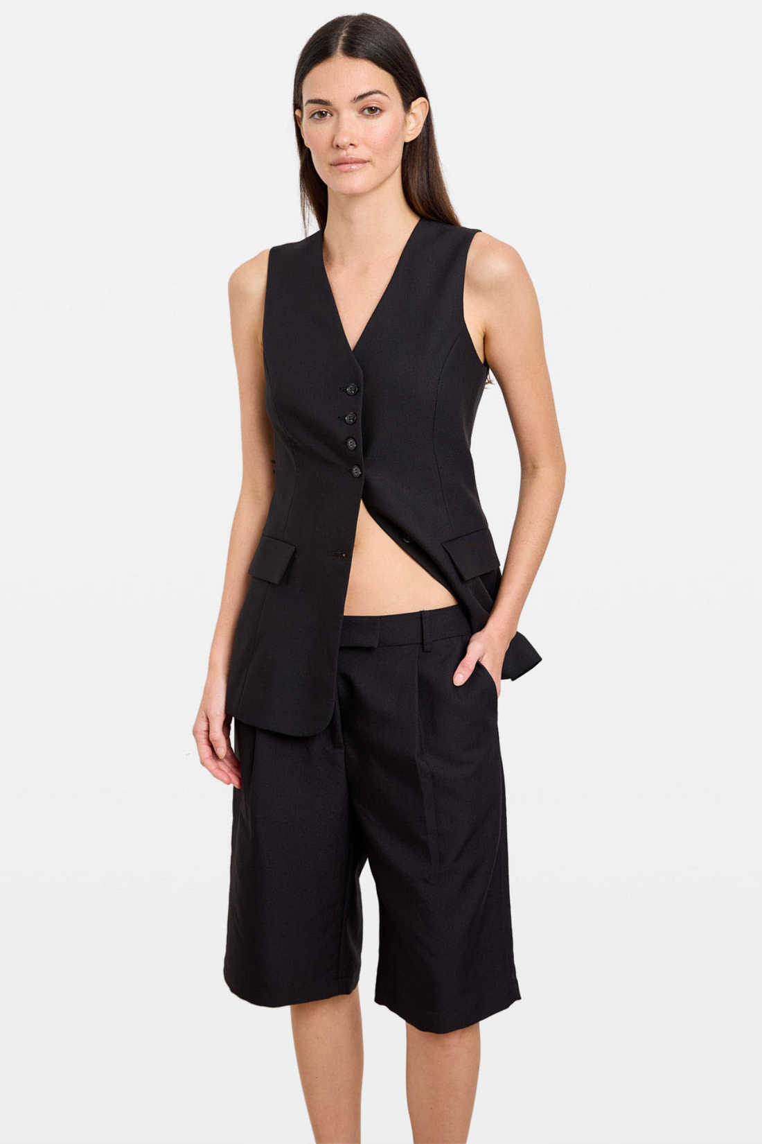 Tailored Bermuda Short Black