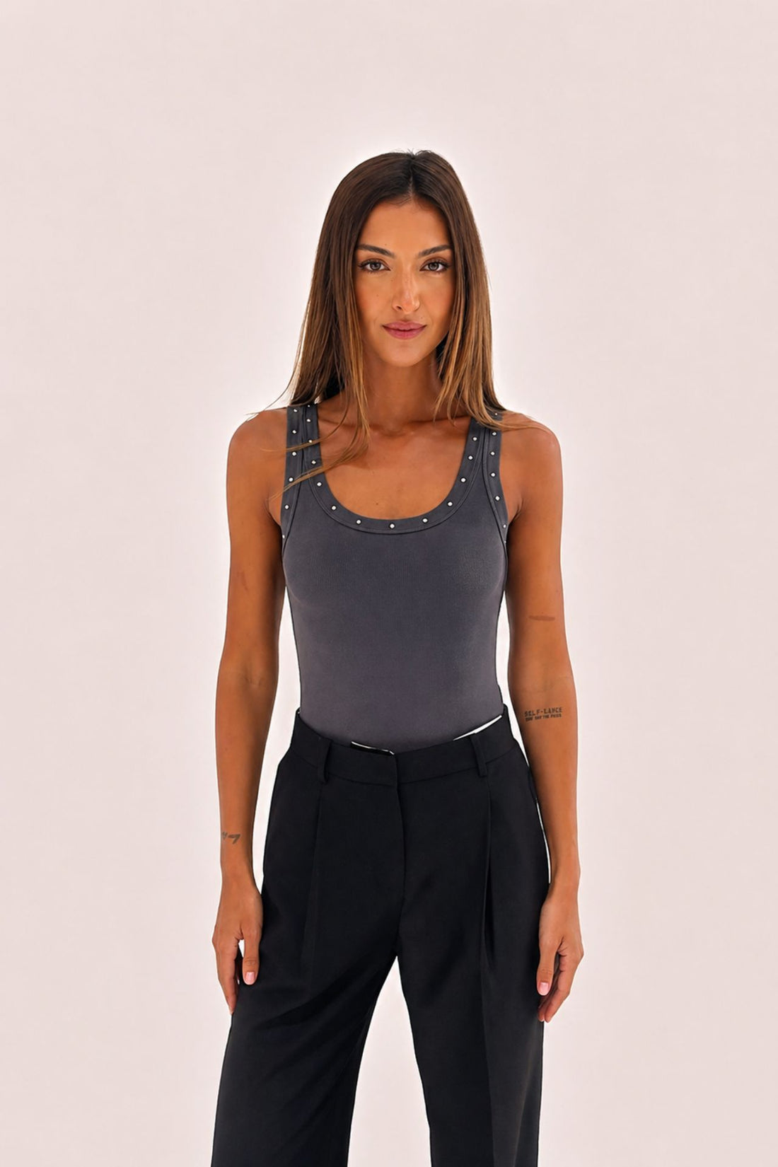 Chosen by Tuchuzy Crystal Scoop Tank Coal