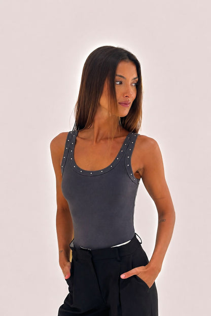 Chosen by Tuchuzy Crystal Scoop Tank Coal