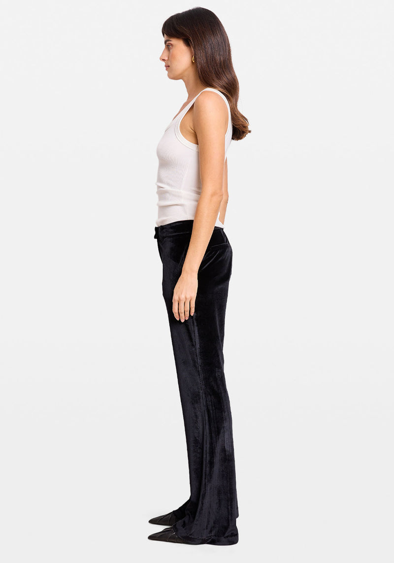 VELVET PANT BLACK