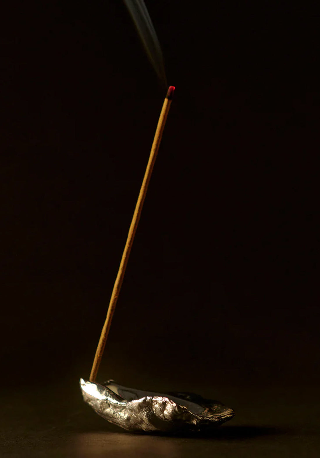 Oyster Incense Holder Silver