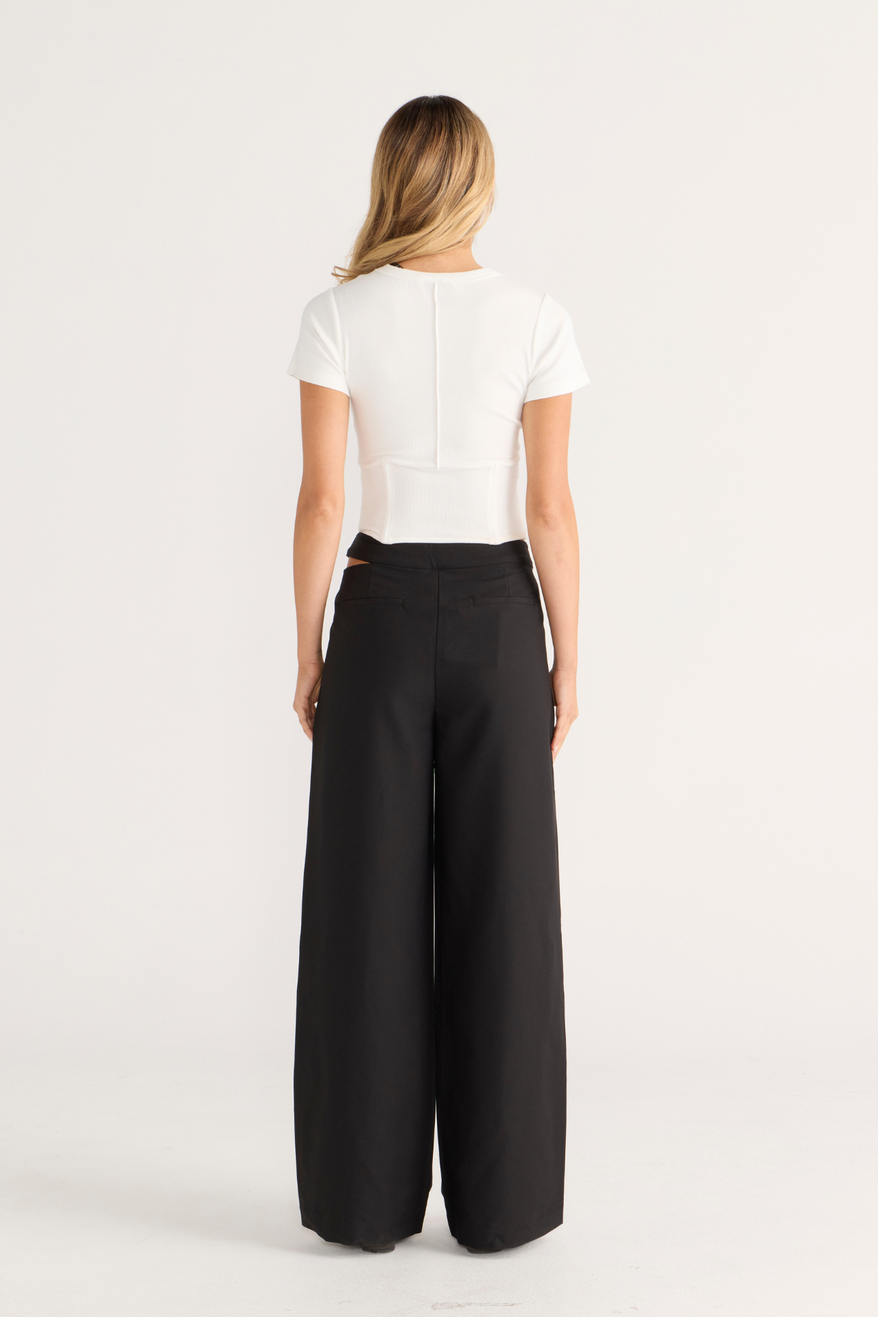 Classic Corset Tee White