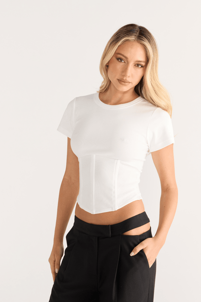 Emma Cut Out Pants Black
